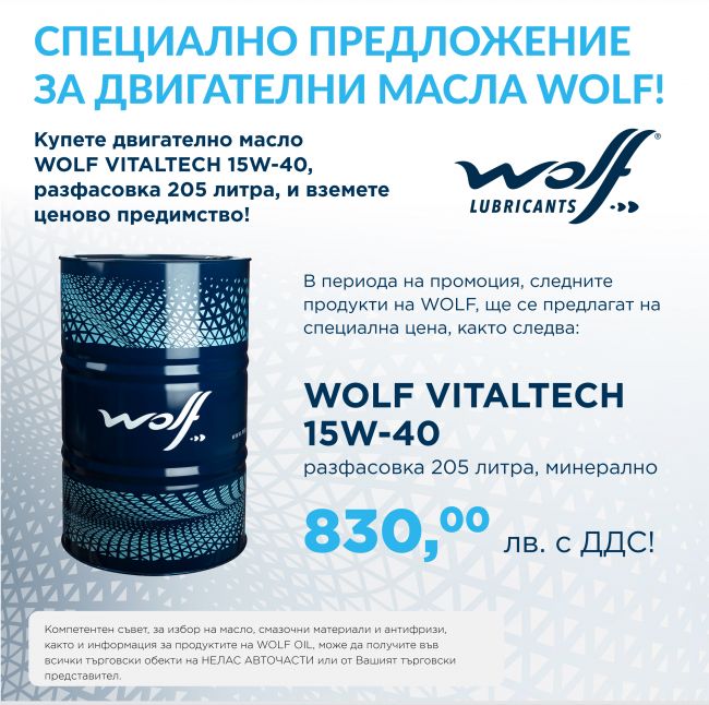 WOLF VITALTECH 15W-40